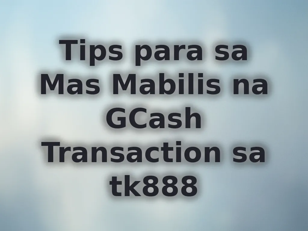 GCash payment tips