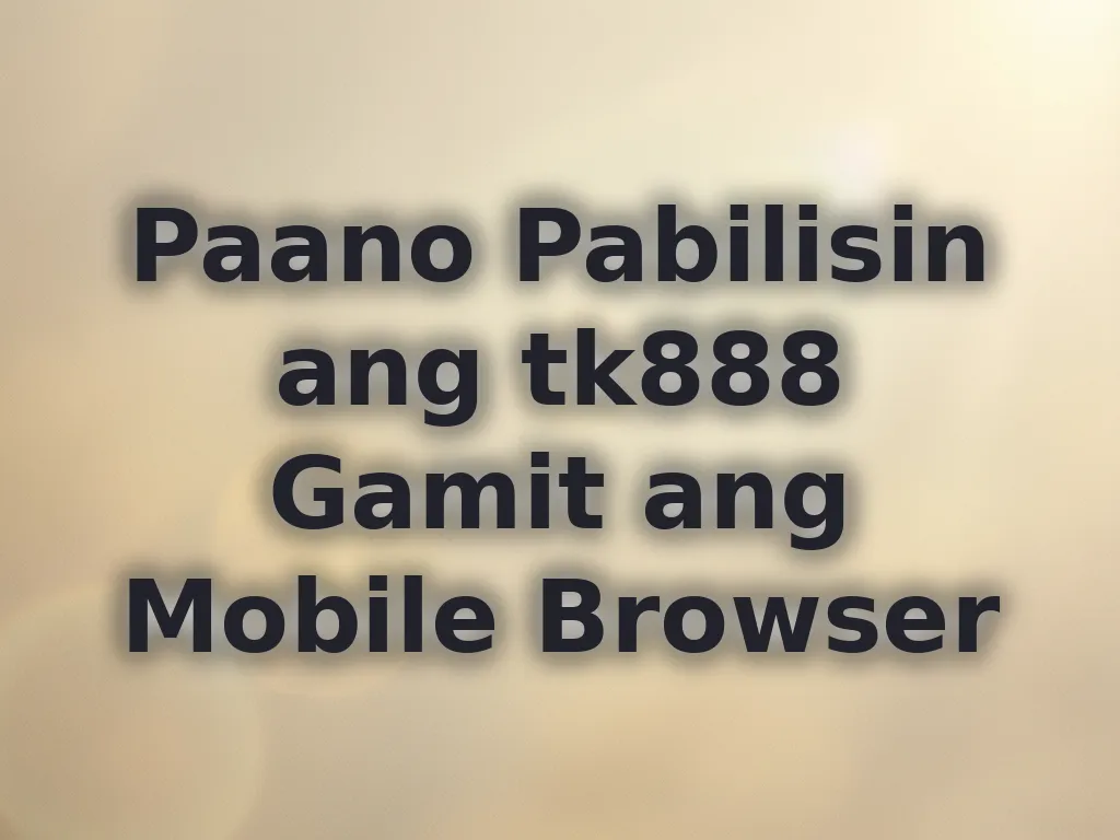 Mobile browser optimization
